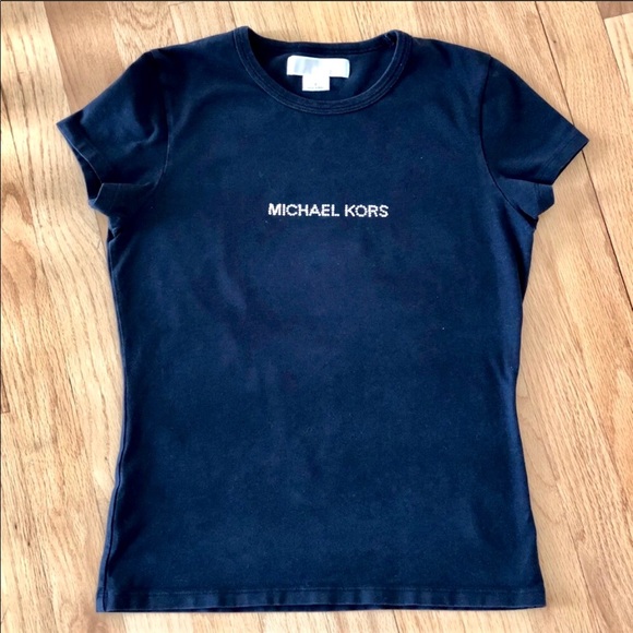 MICHAEL Michael Kors Tops - Michael Kors short-sleeved black t-shirt size S